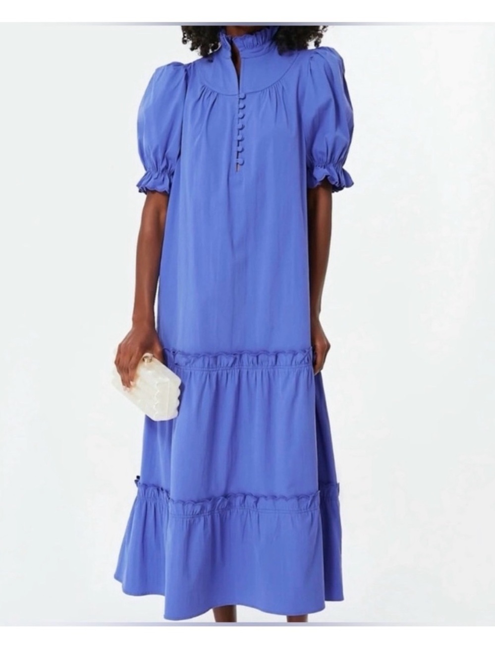 Tuckernuck Pomander Place Selena Maxi Dress in Periwinkle
